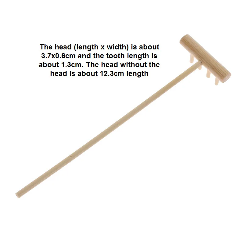 Chzimade 5 шт. бамбуковые дзен садовые грабли инструменты для медитации домашний