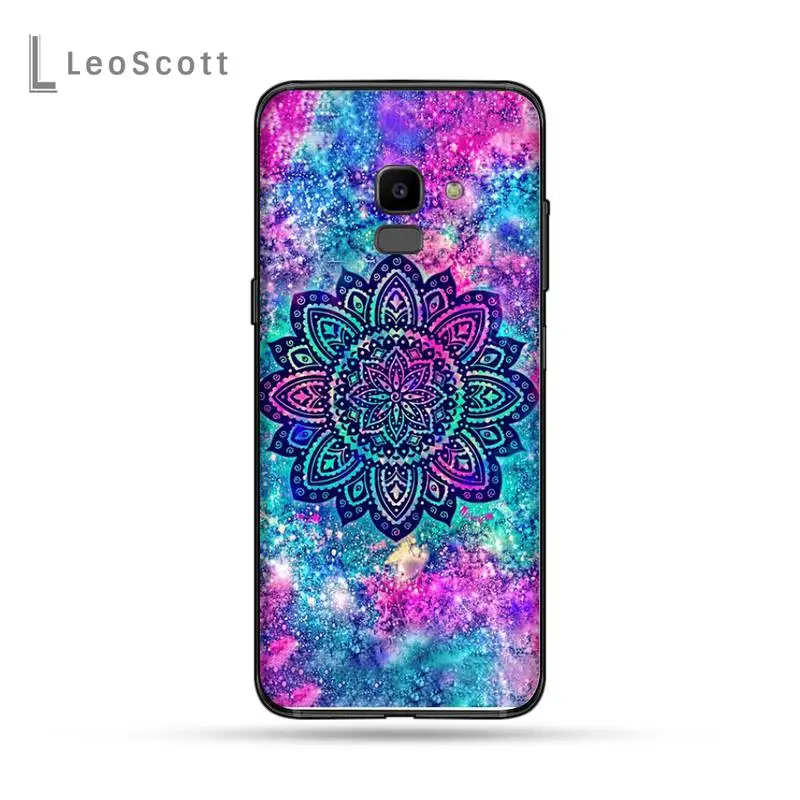 

Mandala flower Phone Case For Samsung Galaxy J2 J4 J5 J6 J7 J8 2016 2017 2018 Prime Pro plus Neo duo