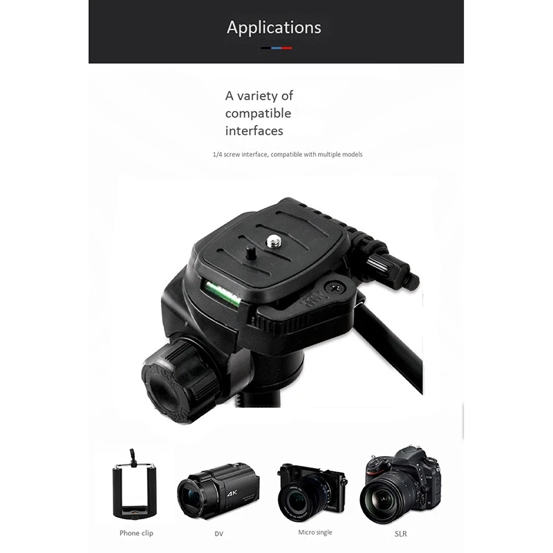 

Tripod for Camera Portable Stative Flexible Aluminum Travel Tripod Stand for DSLR SLR Cameras iPhone Android Phone