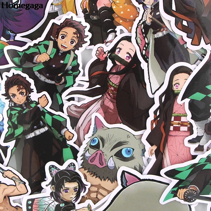 

Homegaga 17 шт./компл. аниме наклейка на тему рассекания демонов s крутая наклейка для скрапбукинга наклейка на ноутбук телефон альбом наклейка п...