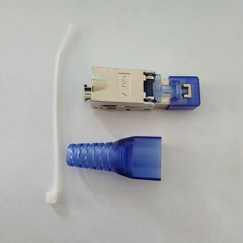 6 шт. экранированный RJ45 Cat 7 Клеммная вилка Cat7 разъем/Cat7 модульный разъем 23 / 24AWG |