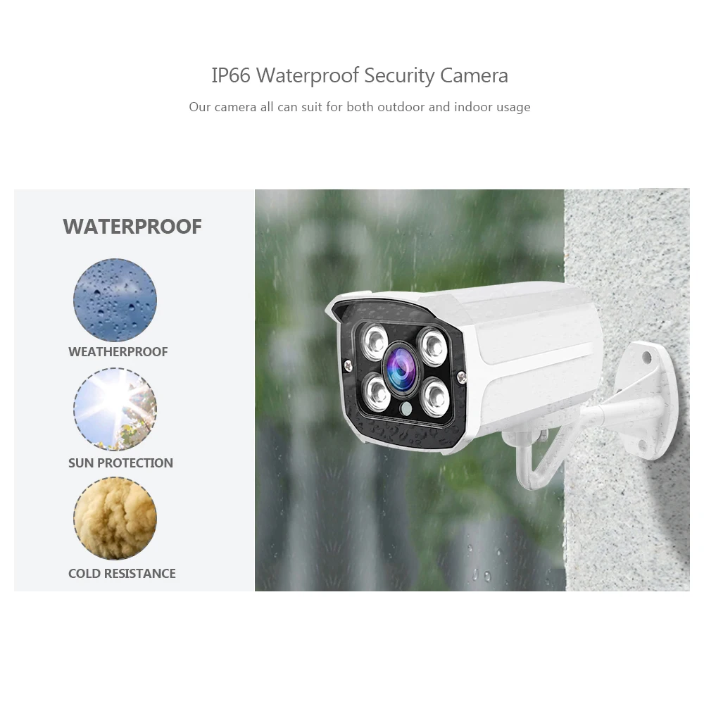 1080P 8CH HD AHD DVR система Комплект 2000TVL 2MP ИК камера для наружного использования с защитой от атмосферных воздействий CCTV комплекты для домашней безопасности 1 ТБ 2 ТБ HDD опционально