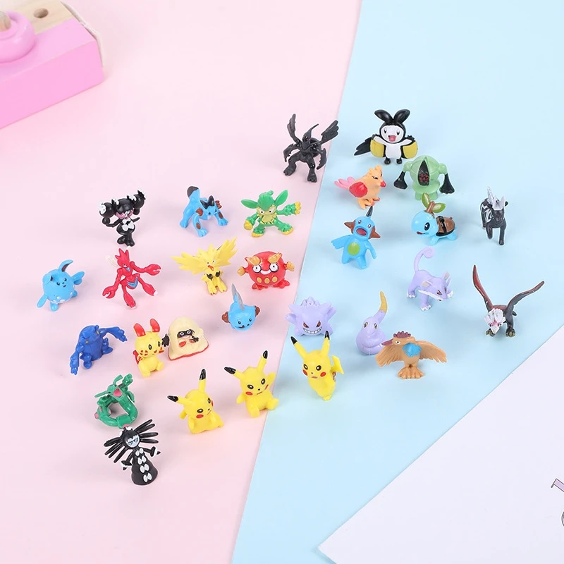 Takara Tomy Pokemon 5 шт./компл. фигурка Пикачу горячий эльф мяч Детская игрушка Подарки