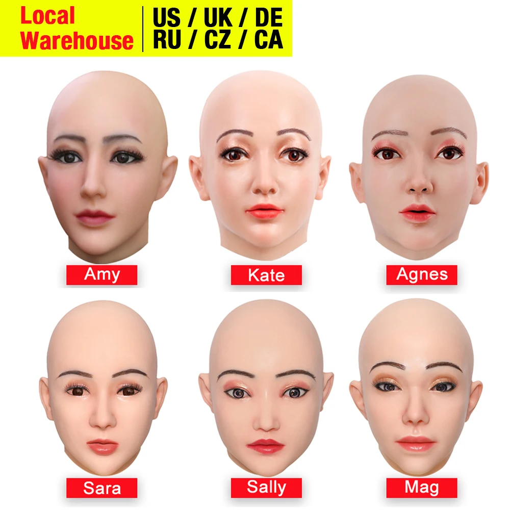 Dokier Crossdressing мягкий силиконовый маскарадный костюм маски реквизит для