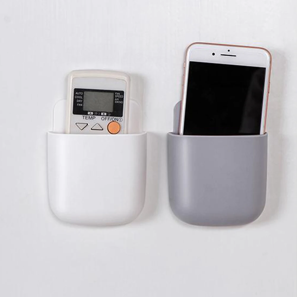 

Plug Storage Box Wall Remote Control Mobile Phone Practical Home Organizer Case Space-saving Organizer Holder Supplies