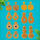 Серьги ROYALBEIER с кисточками в богемном стиле, серьги-капельки из желтой смолы с бусинами, подходят для женщин, для свадьбы, свадебного подарка, этнические украшения, вечерние украшения