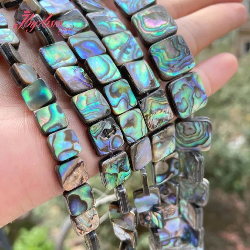 Бусины квадратные незакрепленные 8/10/12 мм 15 дюймов | Украшения и аксессуары