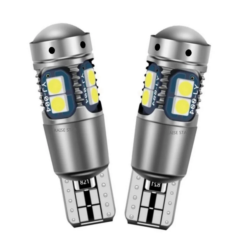 

2PCS High Quality T10 W5W Super Bright 3030 LED Car Interior Reading Dome Light Marker Lamp 168 194 LED Auto Wedge Parking Bulbs