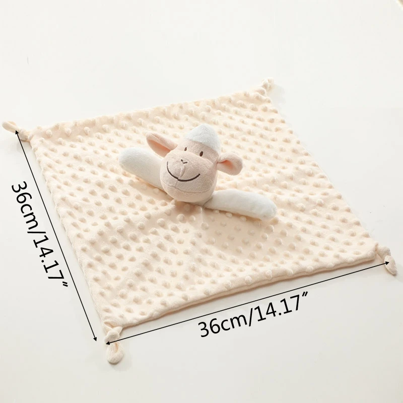 

Cute Animal Baby Infant Soothe Appease Towel Soft Plush Comforting Toy Velvet Appease Baby Sleeping Doll Supplies