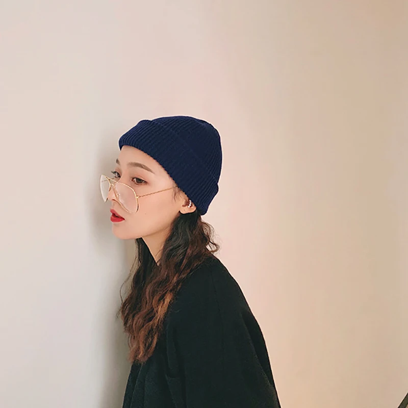 Новинка осенне-зимняя теплая мягкая хлопчатобумажная шапка унисекс в Корейском