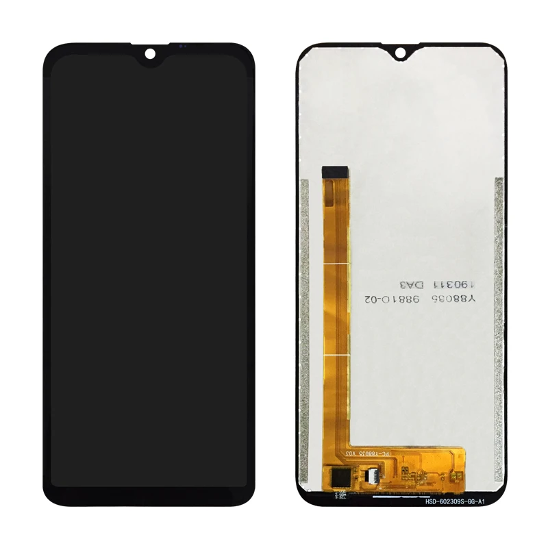 6 1 for doogee y8 lcd display and touch screen digitizer assembly replacement for doogee y8 phone spare part toolsadhesive free global shipping