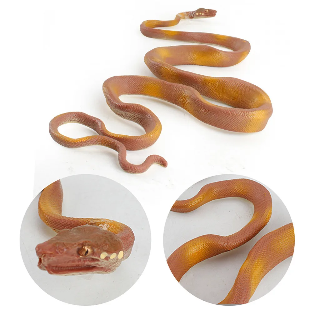 Поддельные реалистичные змеи реальные страшные резиновые игрушки шалость