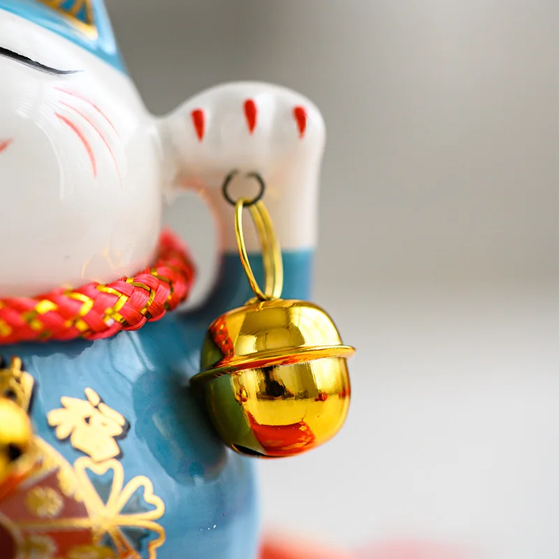 3 5 дюймовая керамическая копилка Манеки Неко счастливая кошка кот удачи