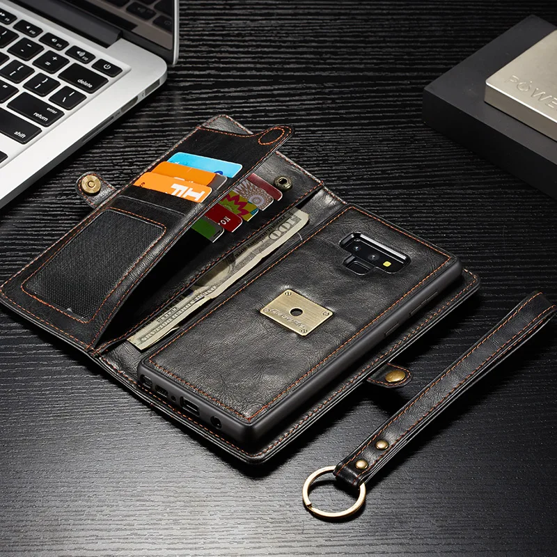 Для Coque samsung Note 10 9 чехол Ретро кошелек Магнитный чехол из натуральной кожи чехол для samsung Galaxy S8 S9 S10 Plus E Note 9 8