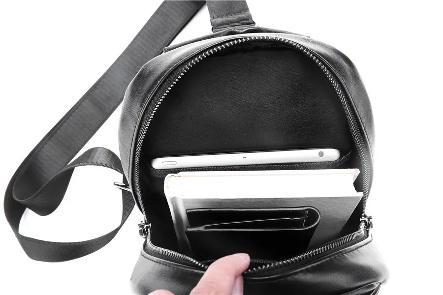 Новая Большая вместительная нагрудная сумка рюкзак на спине трендовый в