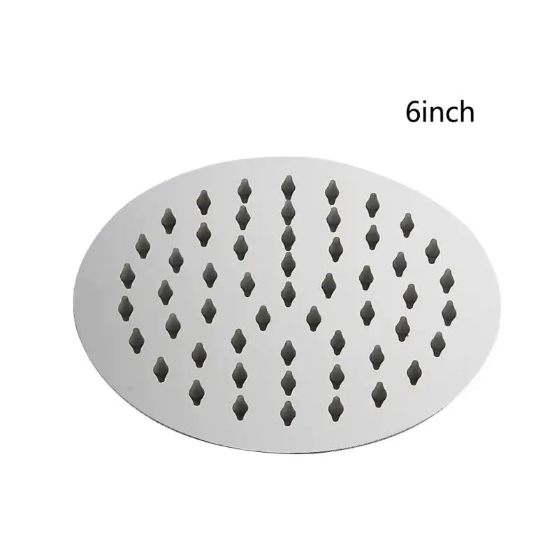 Круглая/квадратная насадка для душа E8FE из нержавеющей стали дождевая смеситель