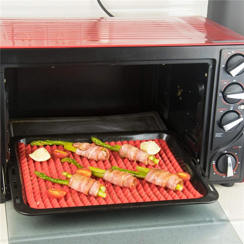 Большой Силиконовый коврик в форме Красной пирамиды приподнятый конус