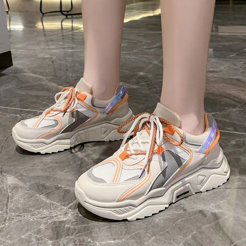 

Womens Casual Shoes Platform Sneakers Tenis Feminino Breathable Chunky Women Trainers Zapatos De Mujer Luxury Shoes Designers