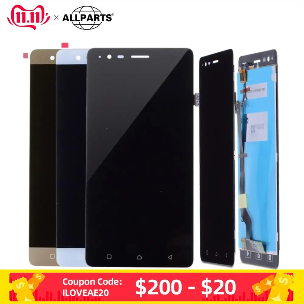 5 &quotОригинальный ЖК дисплей для lenovo Vibe K5 Note сенсорный экран с рамкой сменный