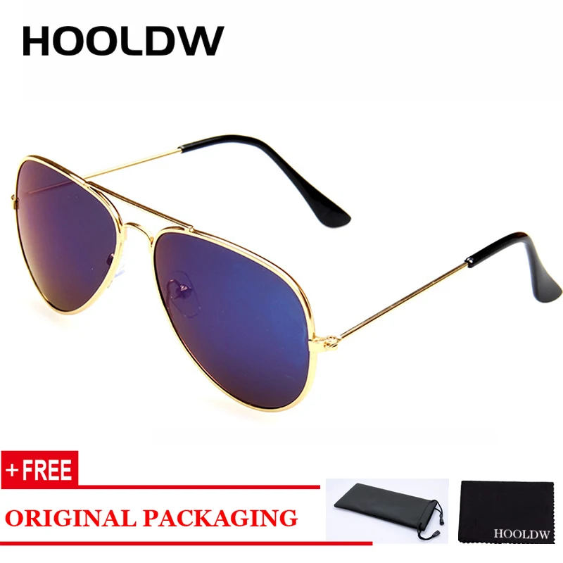 HOOLDW модные детские солнцезащитные очки крутые для мальчиков и девочек защита от