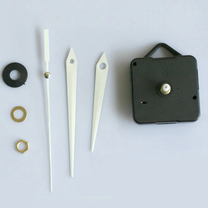 1 комплект бесшумные большие настенные кварцевые часы с механическим ходом черные и красные Инструменты для ремонта рук комплект DIY набор с крюком Прямая