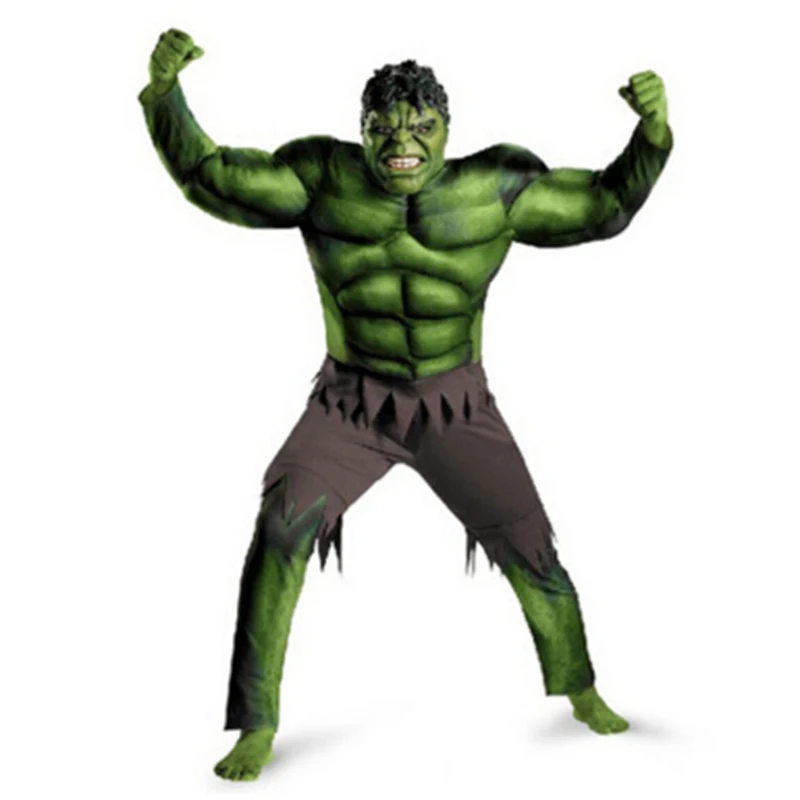 Новый костюм Халка Мстителей для детей/нарядное платье/Хэллоуин карнавальные