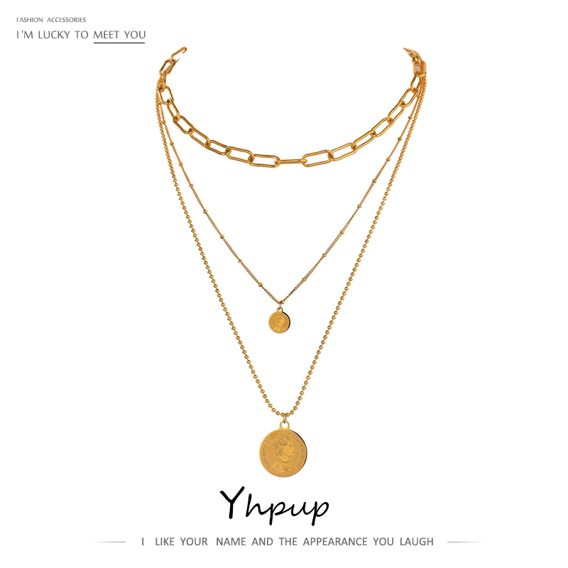 

Цепочка-чокер женская из нержавеющей стали, 18 К