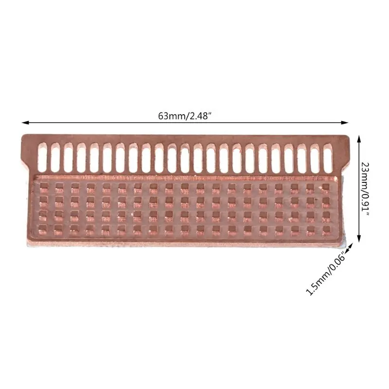Notebook Memory Heat Sink Copper Heatsink Laptop RAM for DDR1 DDR2 DDR3 DDR4 B85A | Компьютеры и офис