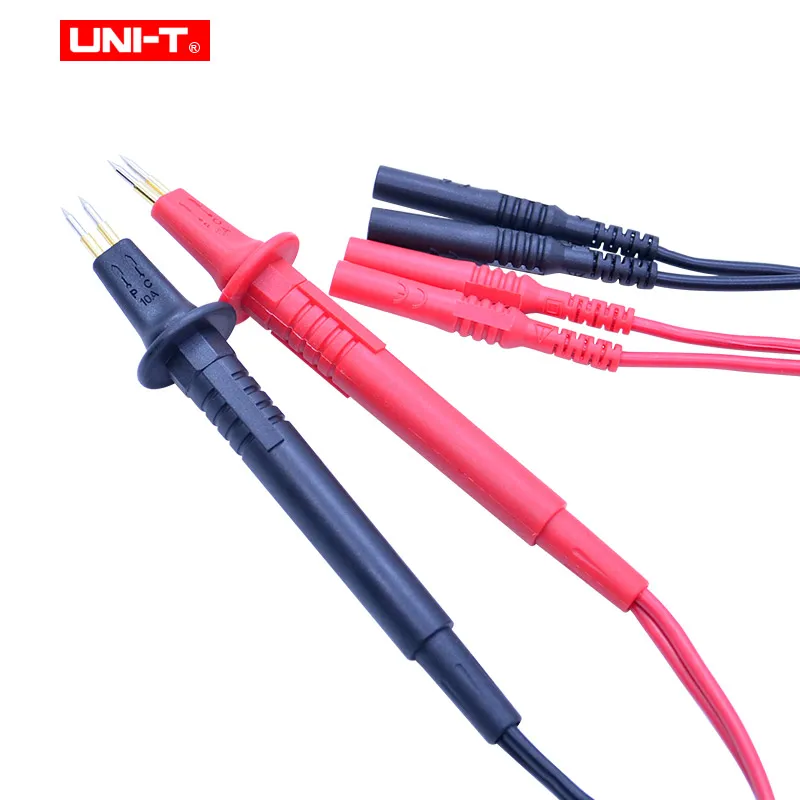 Тестовый зонд с четырьмя проводами для UT620A UT620B красный + черный 4 UT620A|Детали и