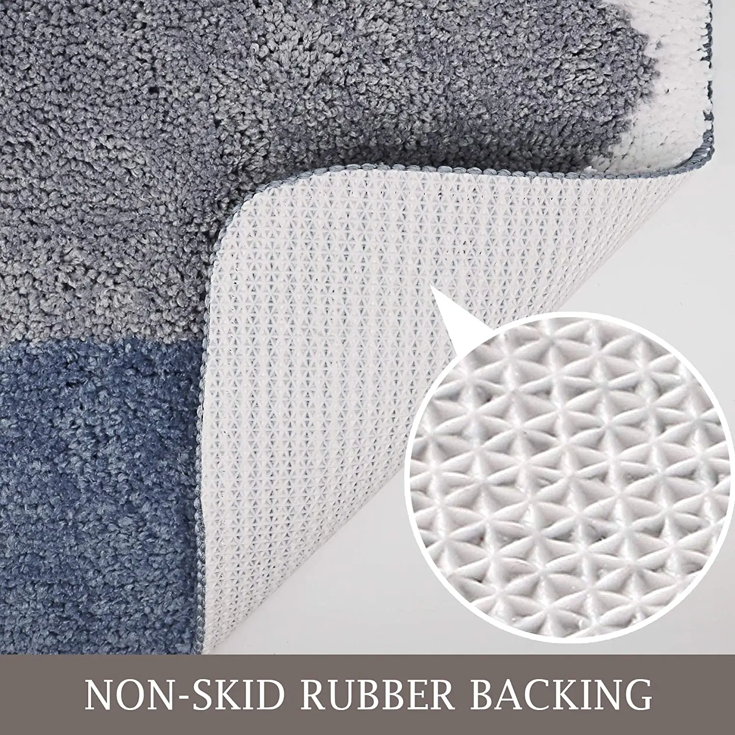 

Non-Slip Bathroom Rugs Soft Cute Non-Slip Toilet Shower Room Absorbent Floor Mat Home Kitchen Flocking Door Carpets