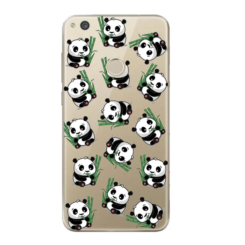 DS-LOVEHUI Silicone Case Huawei Honor 8 Lite Cover 5.2" Ascend P8 2017 Soft TPU Phone Shell P9 |