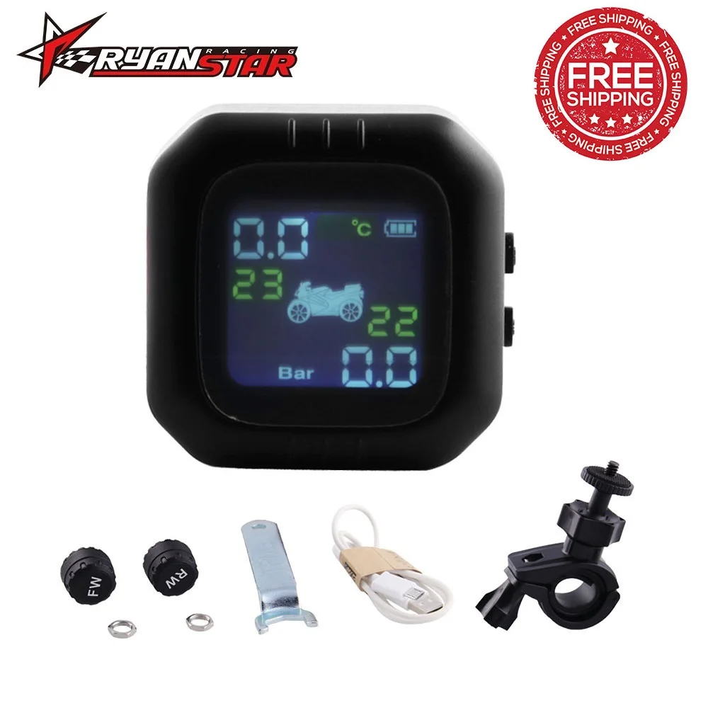 Мотоцикл светильник ЖК дисплей скорость метр одометр тахометр W/Датчик скорости 7