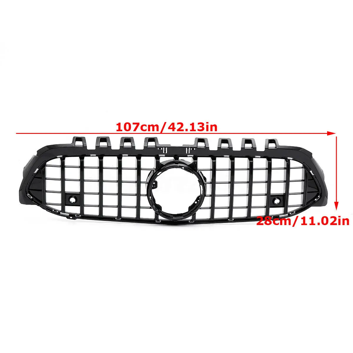 

Front Grille GT R Panamericana For 2019 A Class W177 A250 A200 A45 Car Exterior Racing Grill