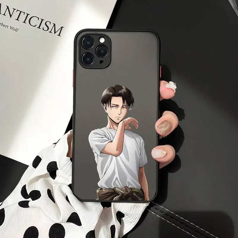 

Attack On Titan Anime Japanese Phone Cases matte transparent For iphone 7 8 11 12 plus mini x xs xr pro max cover