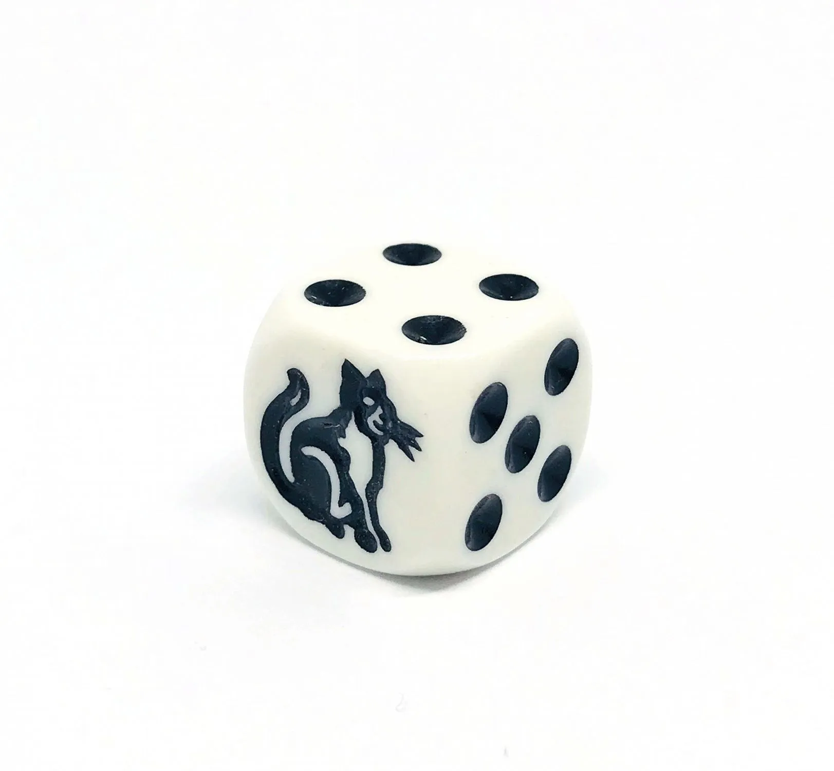 Кубик D6 &quotКот&quot 16 мм|Игры с игральными костями| |