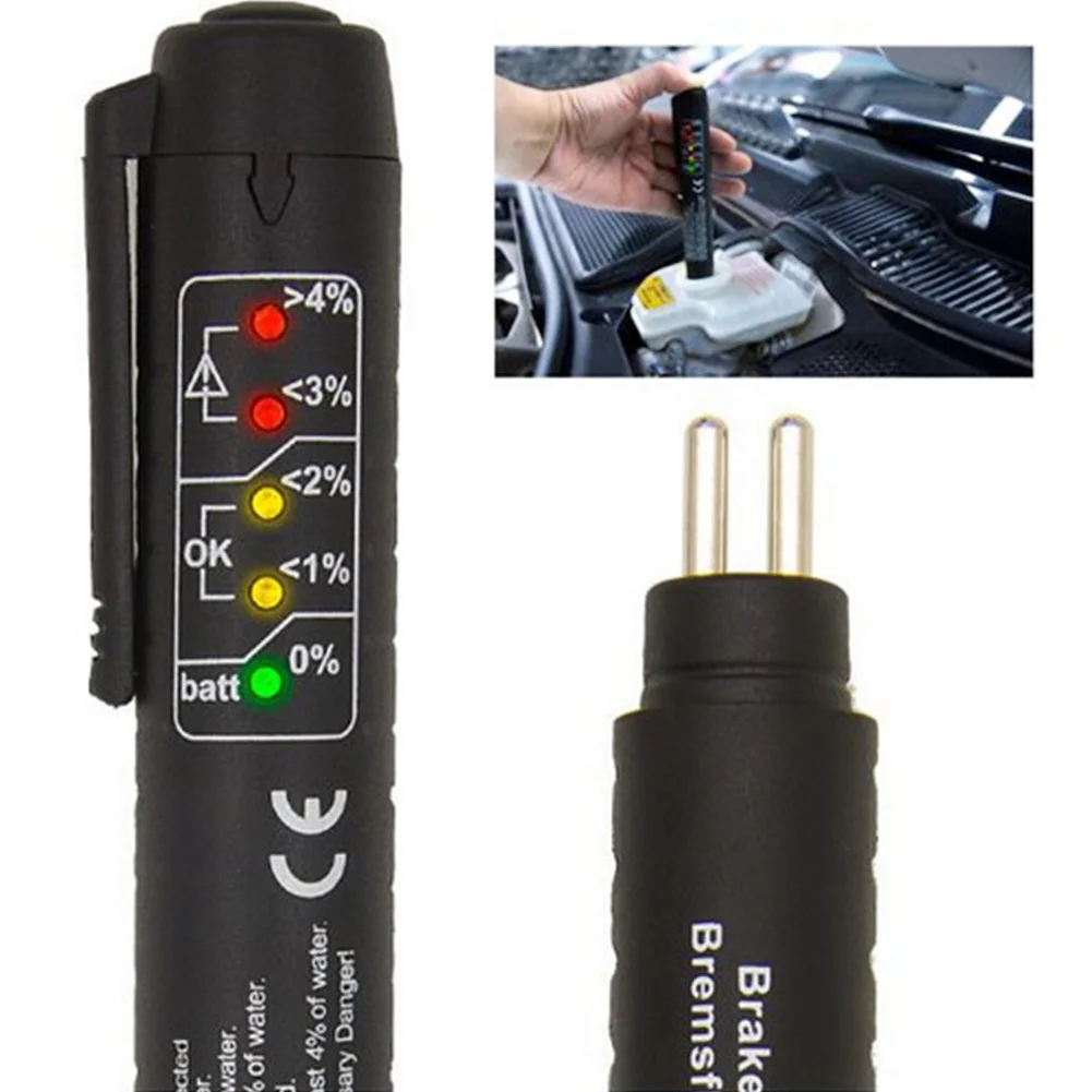 Car Vehicle Brake Fluid Tester DOT3 DOT 5 LED Indicator Moisture Water Test Pen |