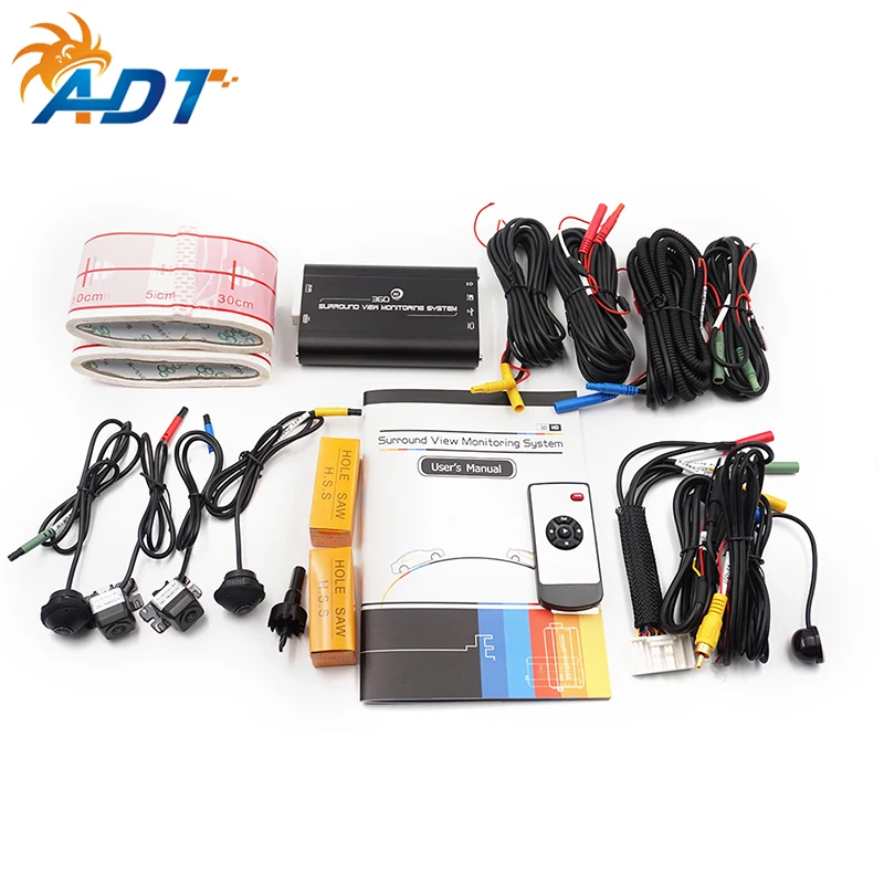 

360 камера объемного обзора с системой наблюдения за автомобилем и парковкой, Универсальный светодиодный фонарь