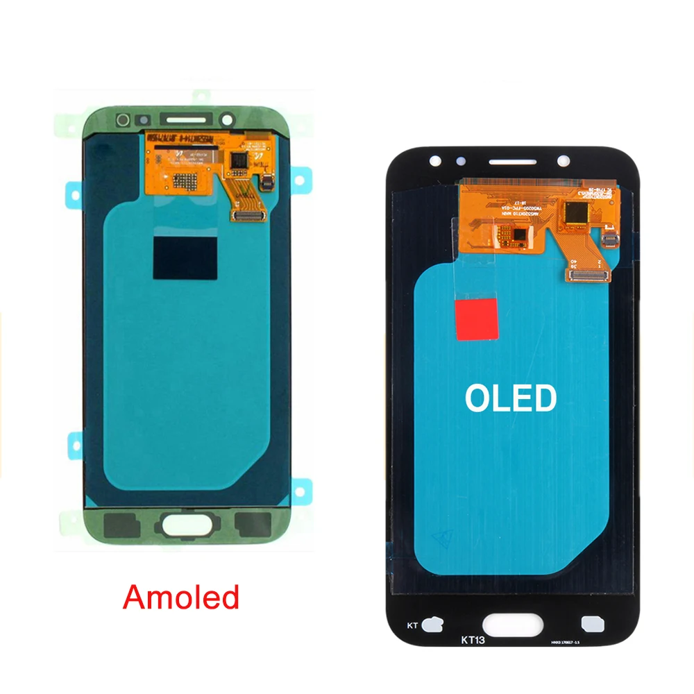 

For Samsung Galaxy AMOLED LCD J5 2017 J530 SM-J530F J530M LCD Display Touch Screen Digitizer Assembly With Brightness Adjustment