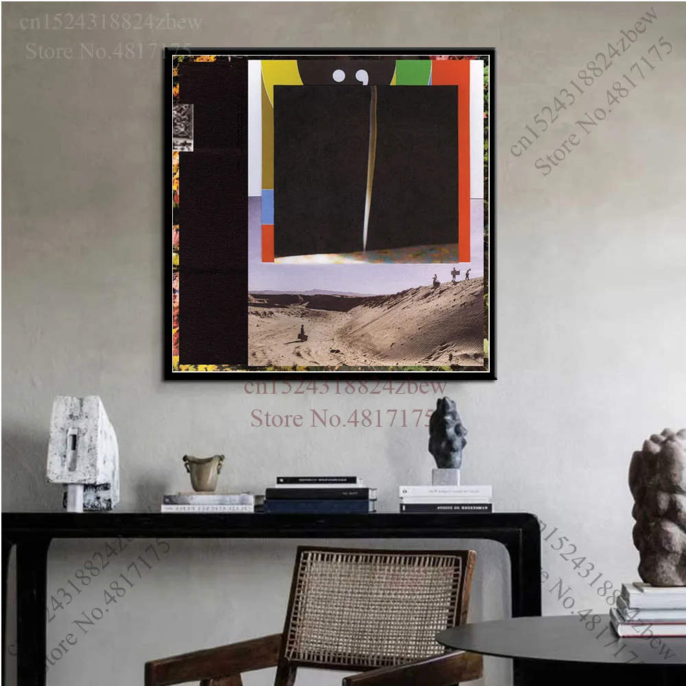 Bon Iver постер рэпер певец музыкальный альбом i Холст Картина стена художественные