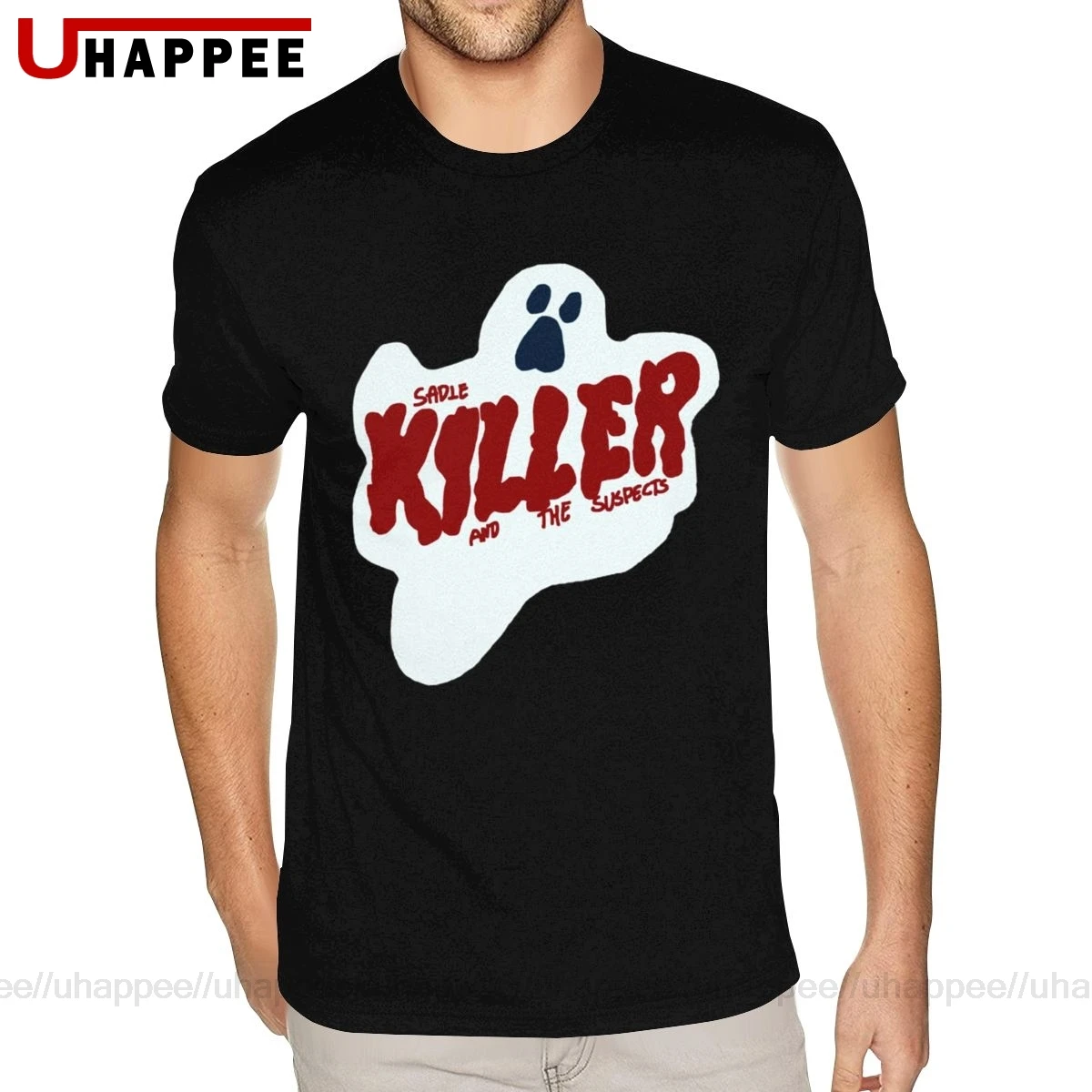 Персонализированная футболка Sadie Killer Мужская из мягкого хлопка с круглым