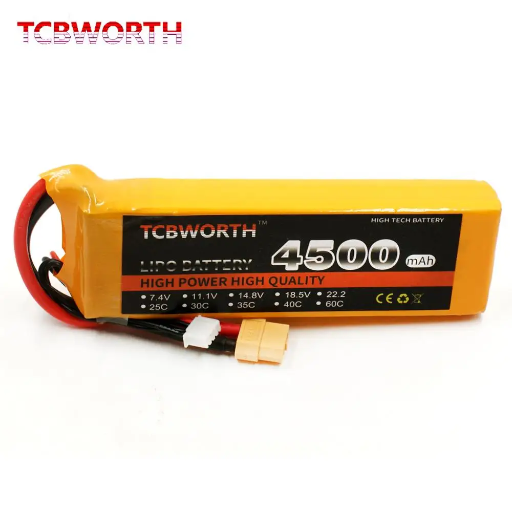 3S RC Дрон LiPo батарея 11 1 В 4500 мАч 40C Burst 80C батареи для радиоуправляемого самолета