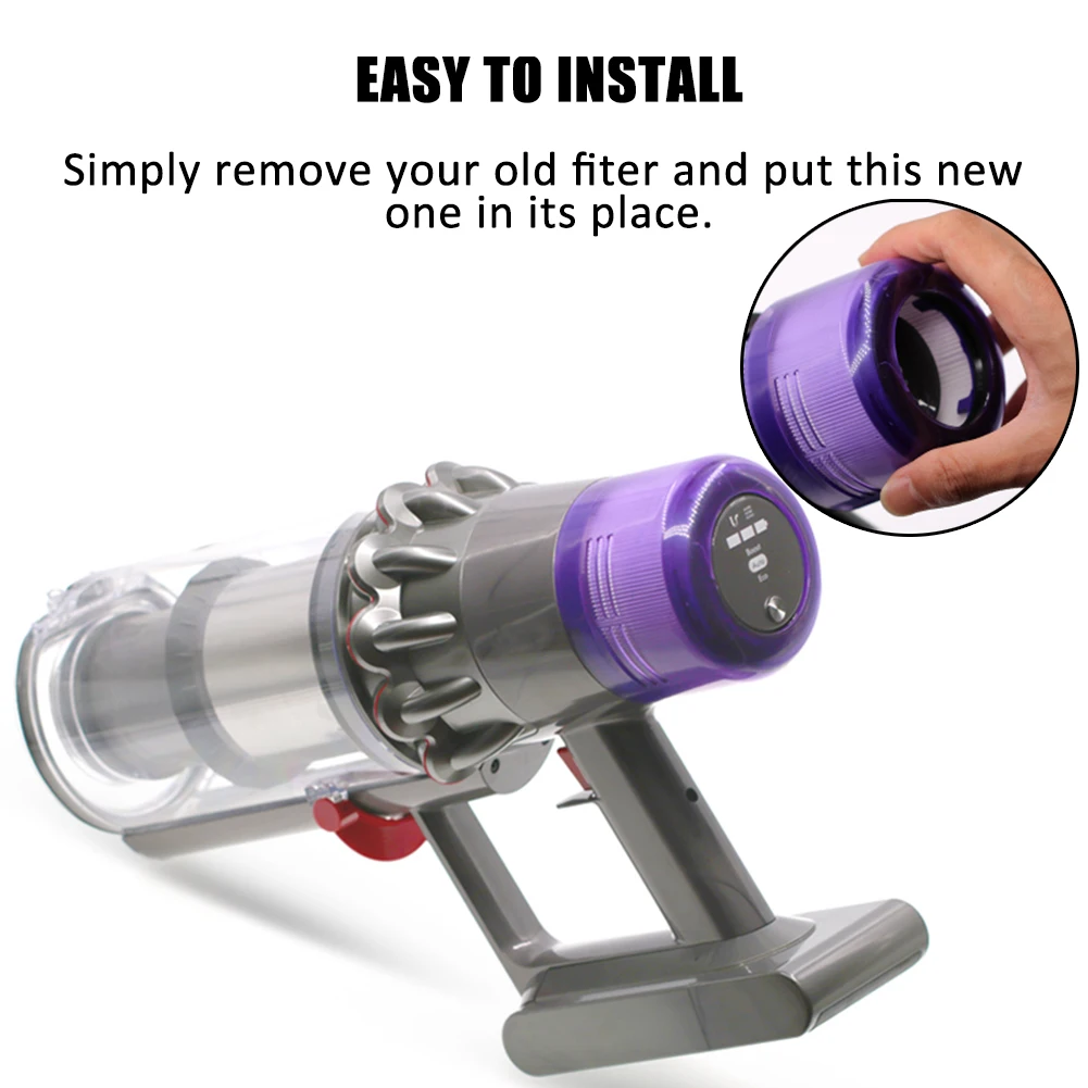 Моющийся большой фильтр для Dyson V10 циклонные фильтры 1 серии и чистящая щетка