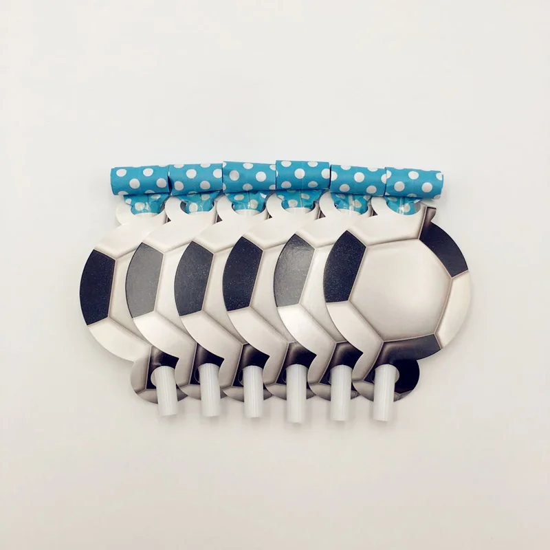 Белая футбольная тематическая вечеринка на день рождения набор посуды салфетки