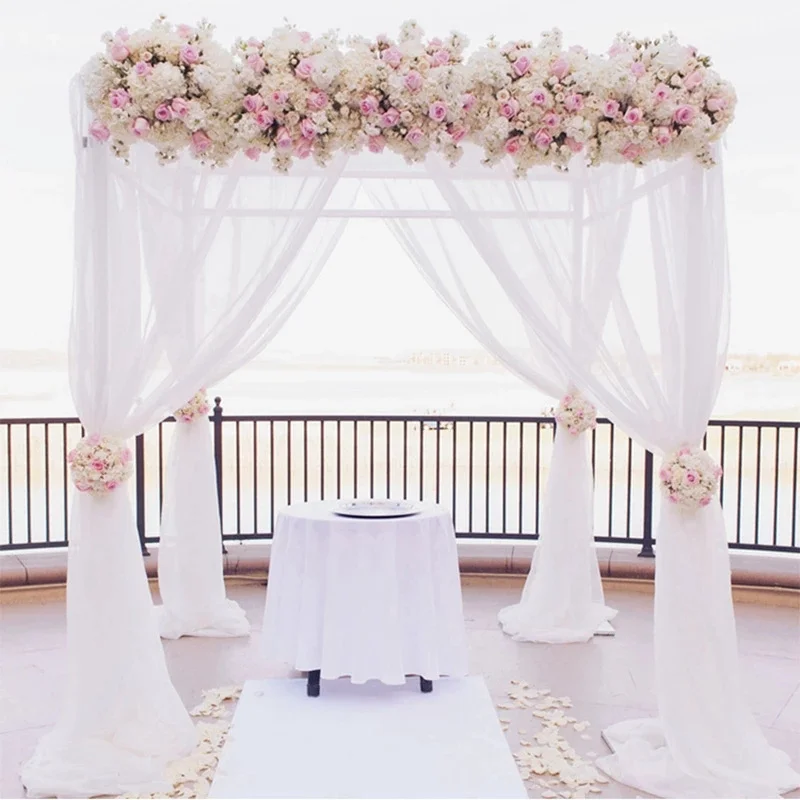 Рулон тюля 5 м x 48 см свадебные рулон органзы кристально чистая органза фабричное