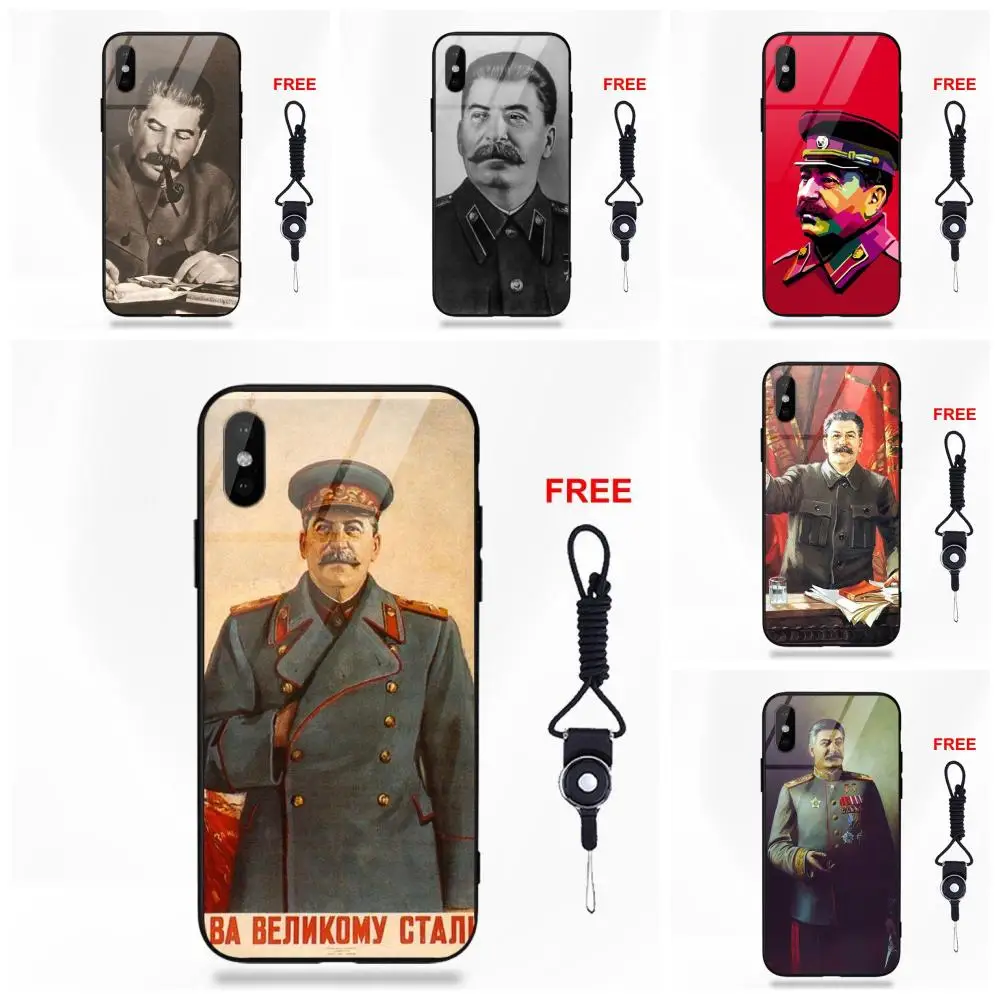 Русский коммандер Сталин советский СССР CCCP для Apple iPhone 5 5C 5S SE 6 6S 7 8 Plus X XS Max