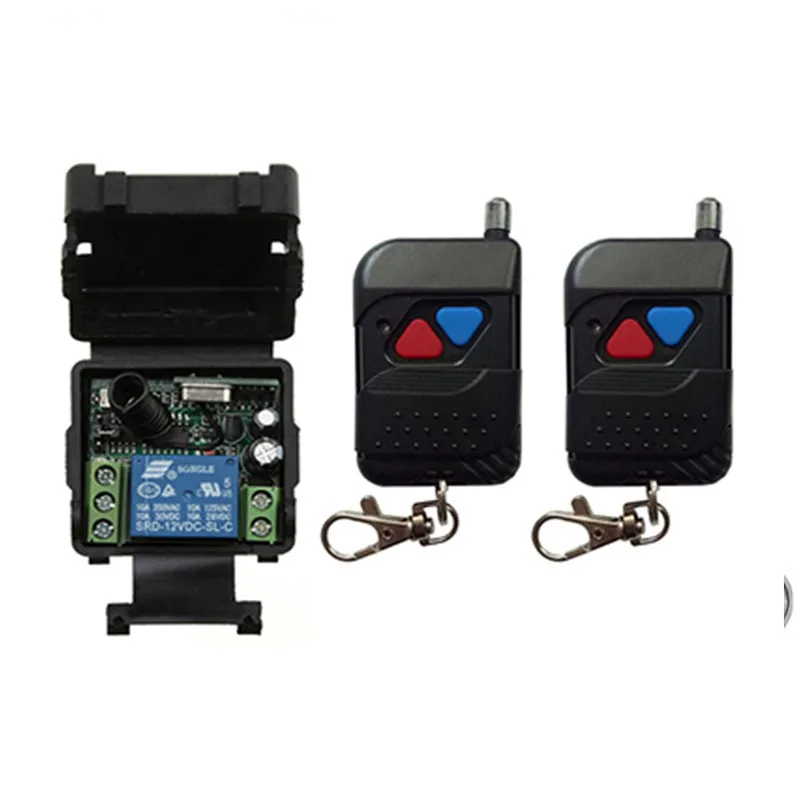 

433Mhz Universal Wireless Remote Control Switch DC 12V 24V 1CH Relay Receiver Module and RF Transmitter Electronic Lock Control