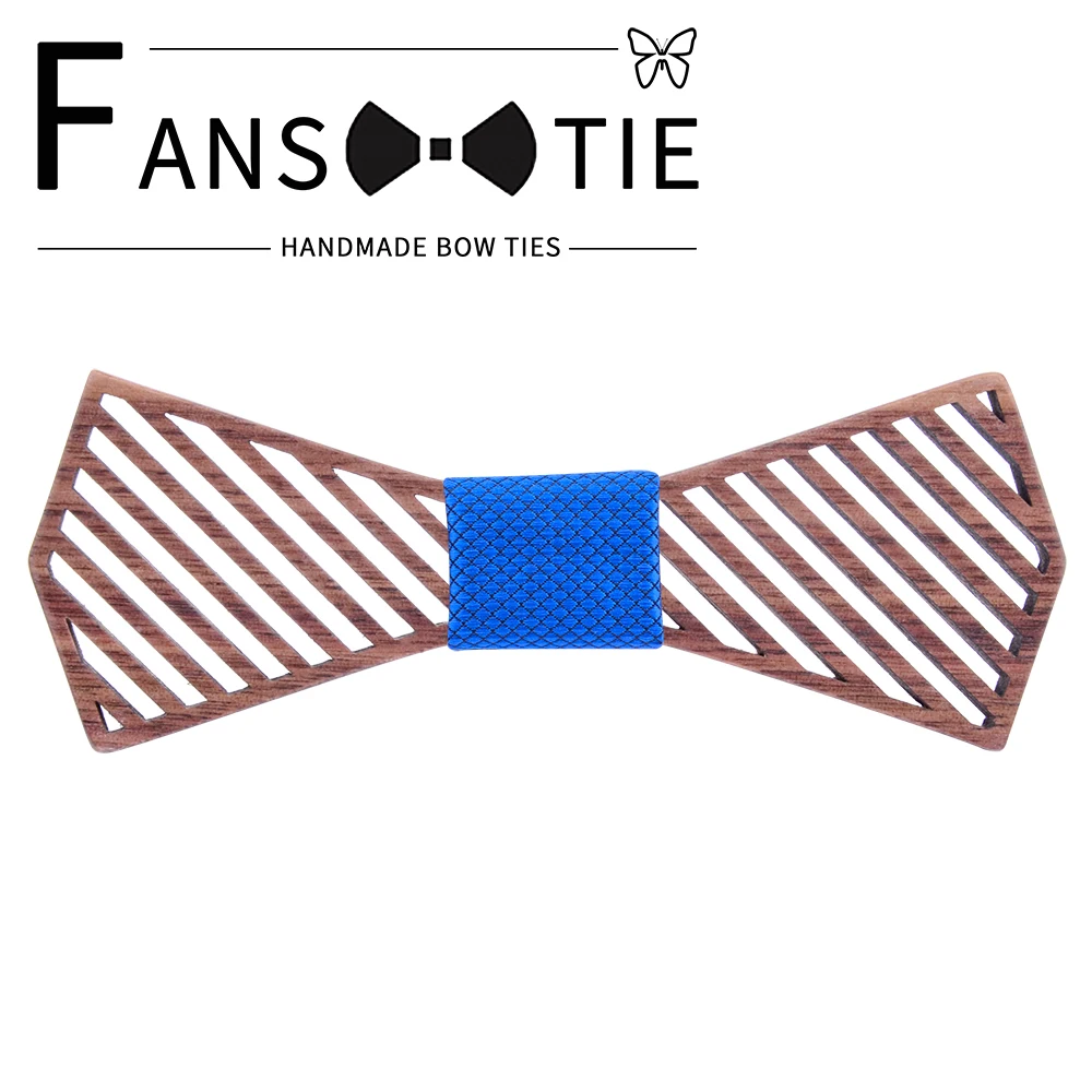 Новые полосатые деревянные бабочки-галстуки для мужчин галстук-бабочка полый