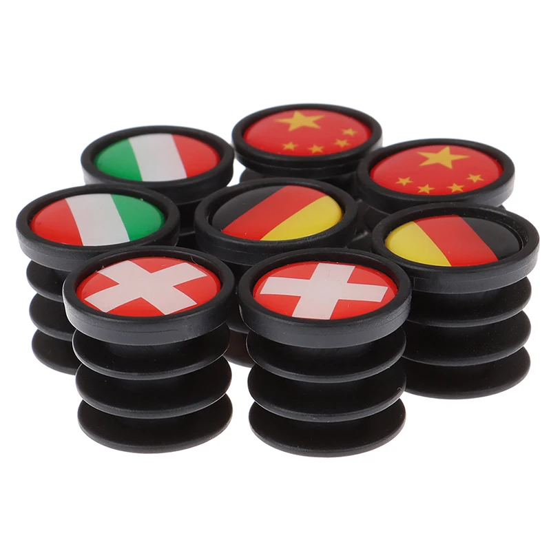 Пластиковые торцевые заглушки для велосипедного руля с национальным флагом 2