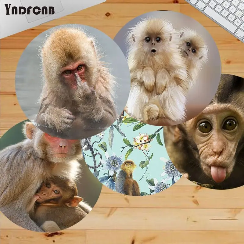

Hot Sales Animal Monkey Natural Rubber Gaming mousepad Desk Mat gaming Mousepad Rug For PC Laptop Notebook