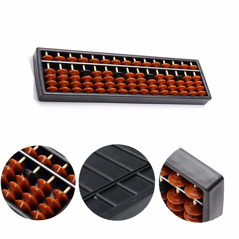 JIMITU 13/15 стержни Abacus бисер детский школьный обучающий инструмент Математика бизнес китайские Классические счеты Soroban Обучающие Математические Игрушки